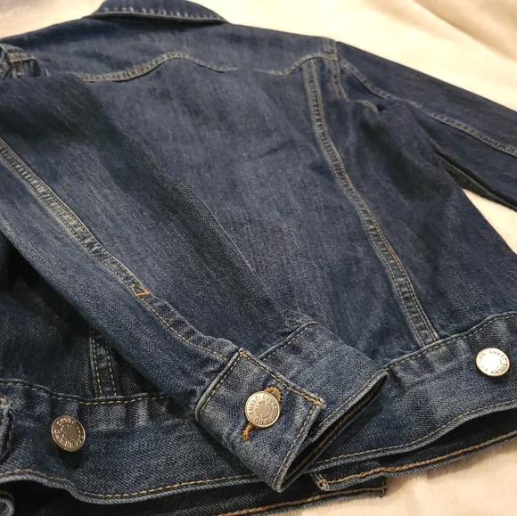 Lucky Brand The Tomboy Jean Jacket Dark Wash Vintage Denim NWOT *sz XS* - Picture 3 of 16